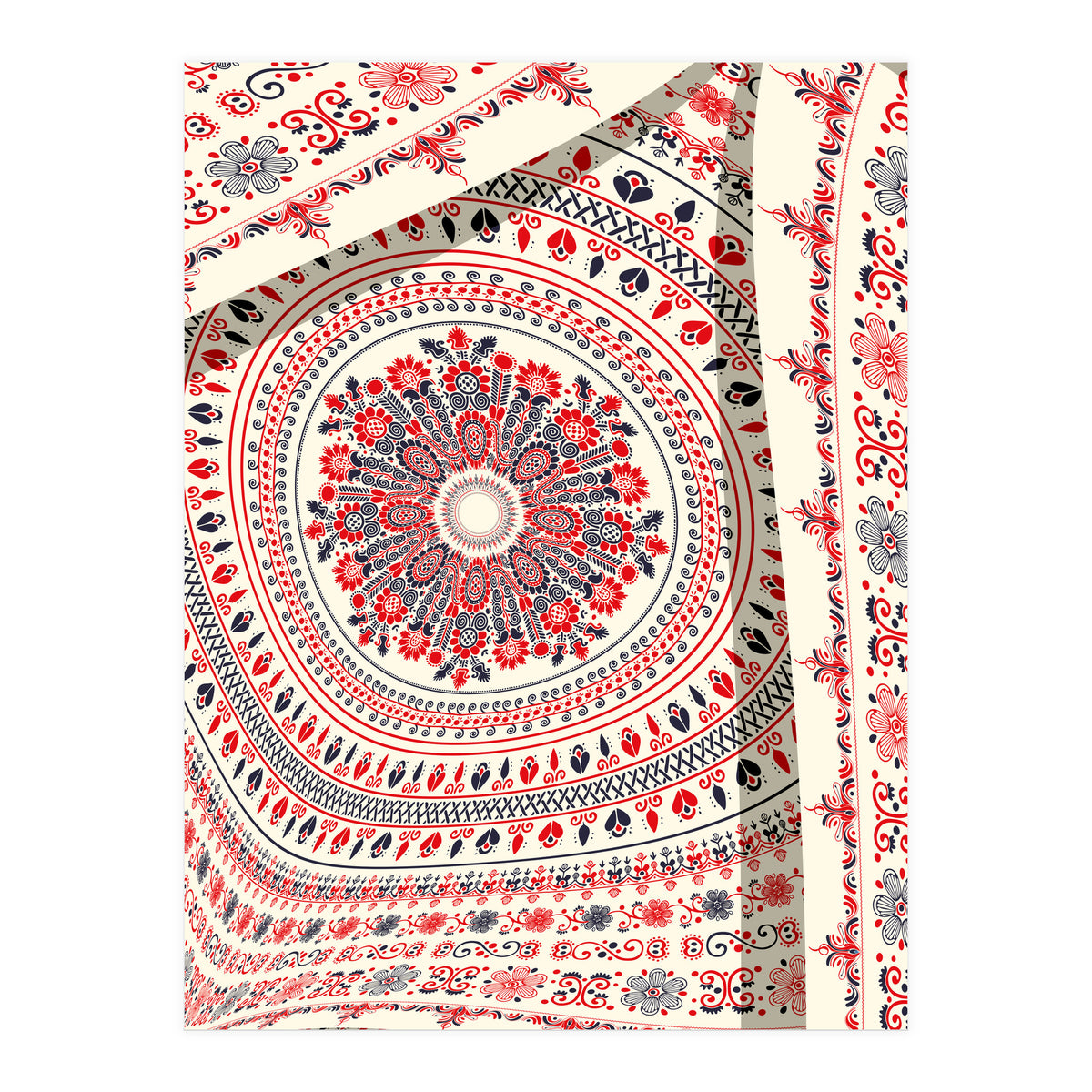 Romanian embroidery background 33 (Print Only)