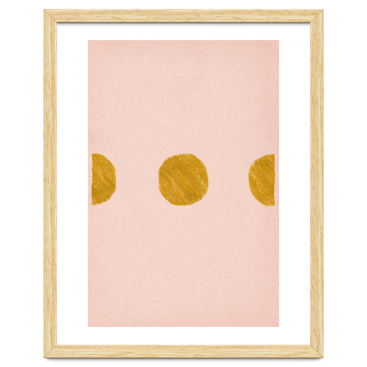 Pink and rust minimalist shapes