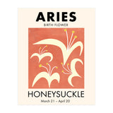 Aries Birth Flower Honeysuckle (Print Only) thumbnail