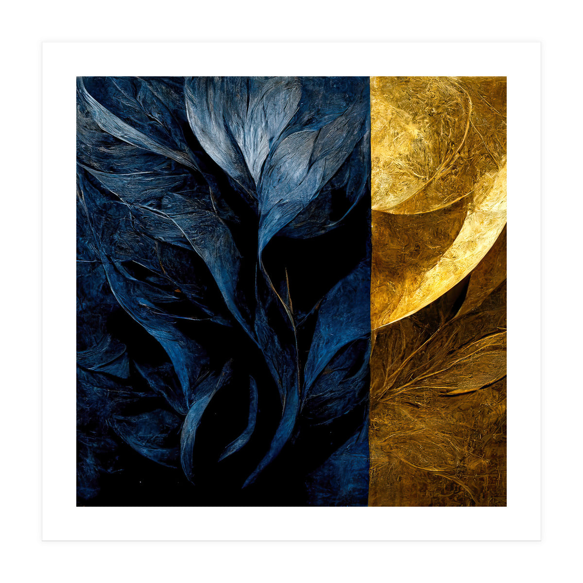 METALLIC FLOWER (Print Only)