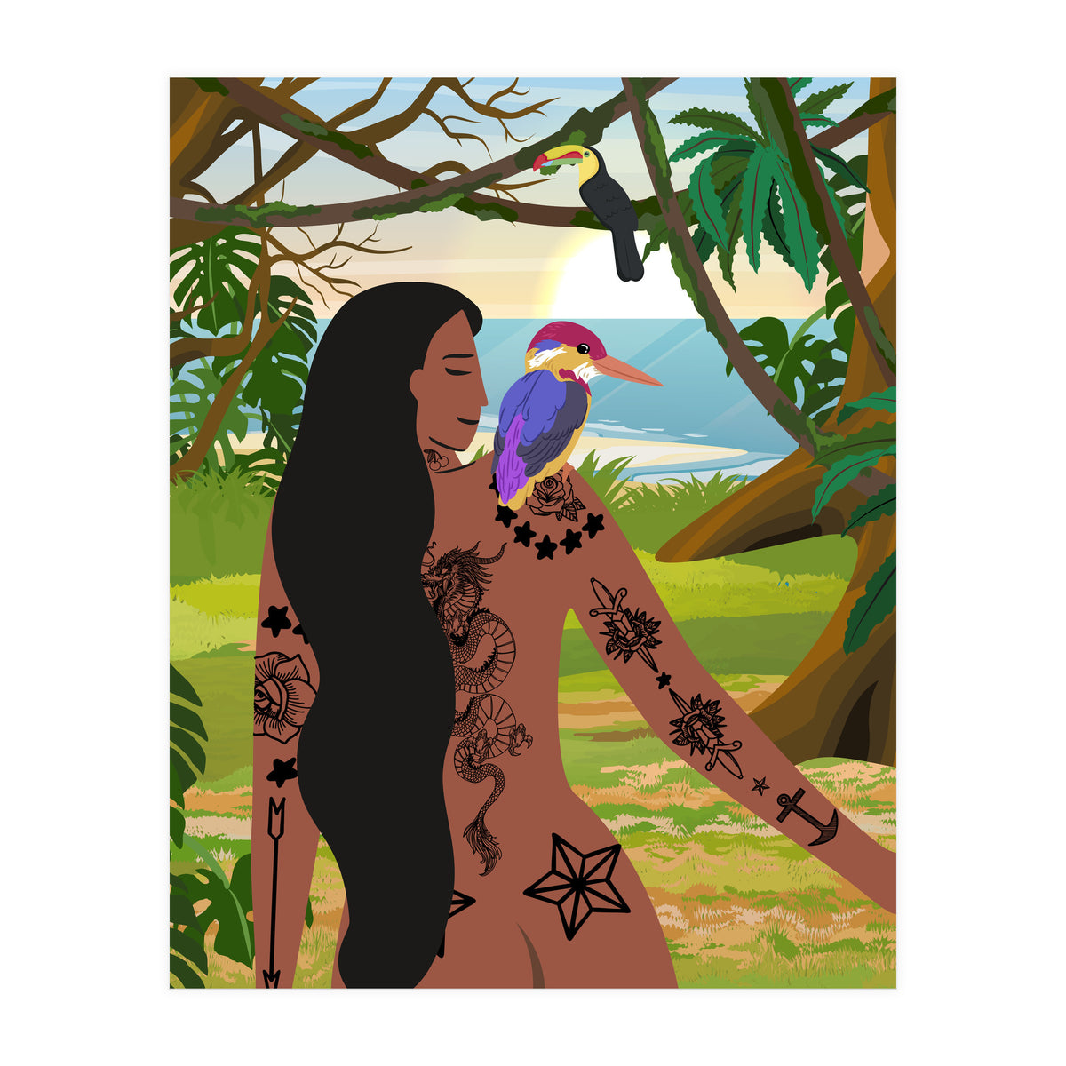 Ceyx Erithaca and Me (Print Only)