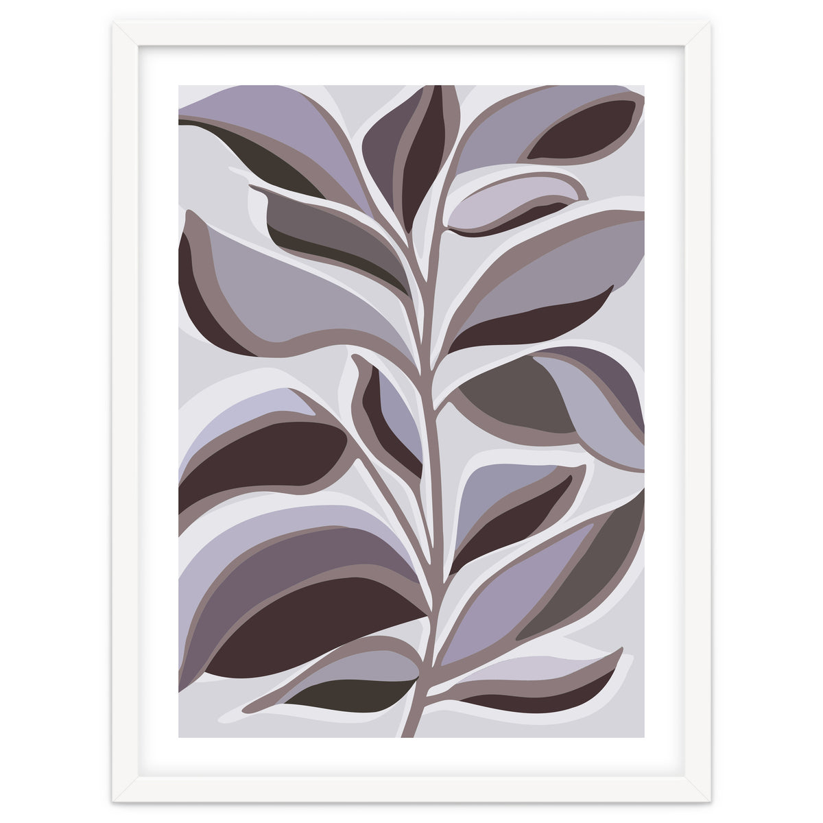 Lavender Floral Abstract