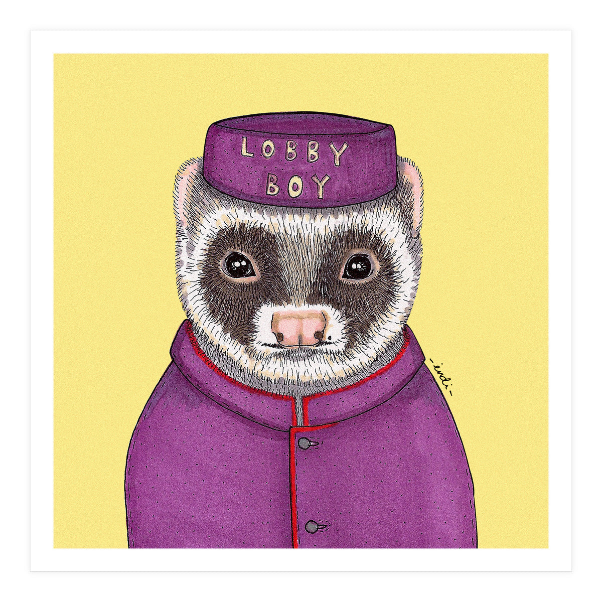 Lobby Boy (Print Only)