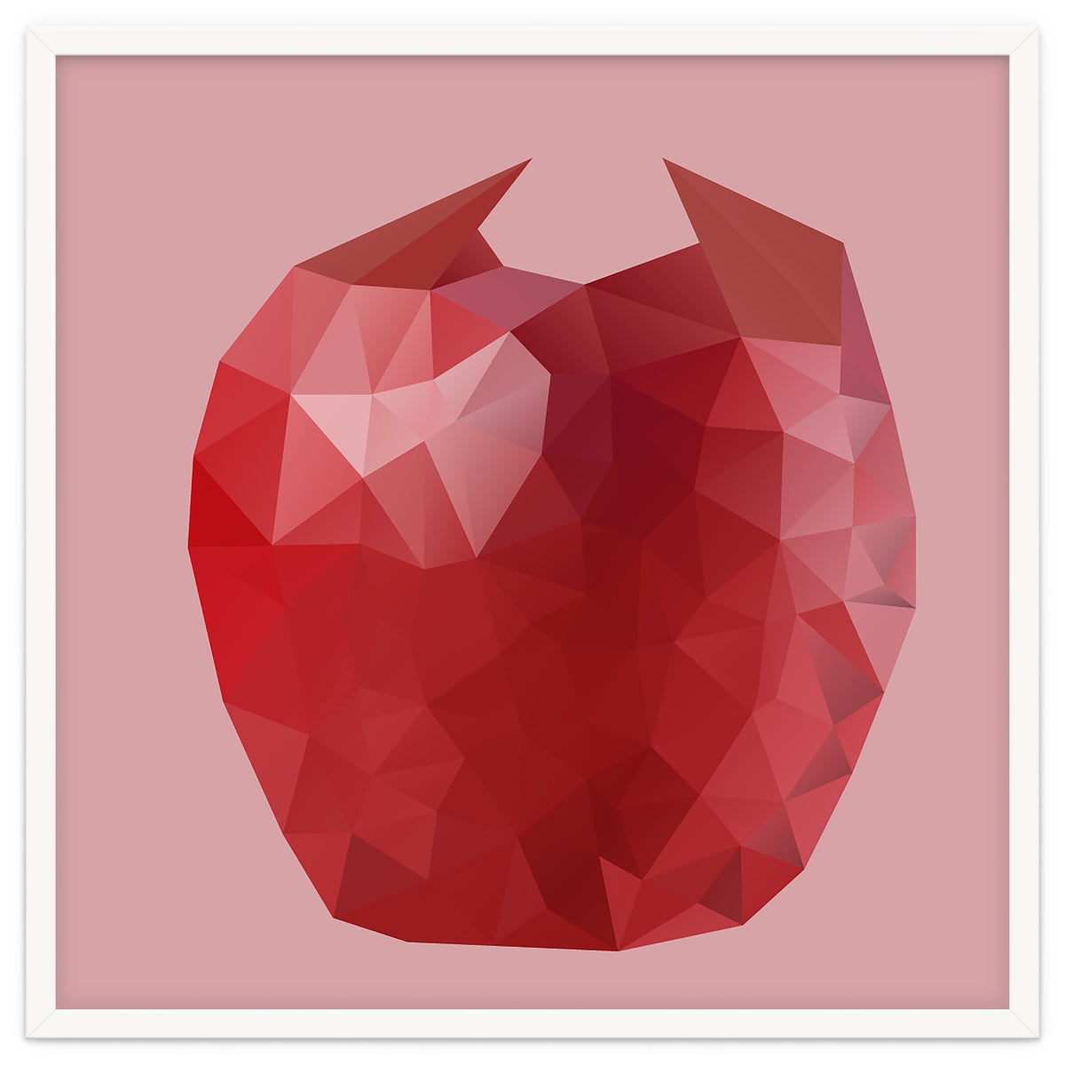 Apple Low Poly Art