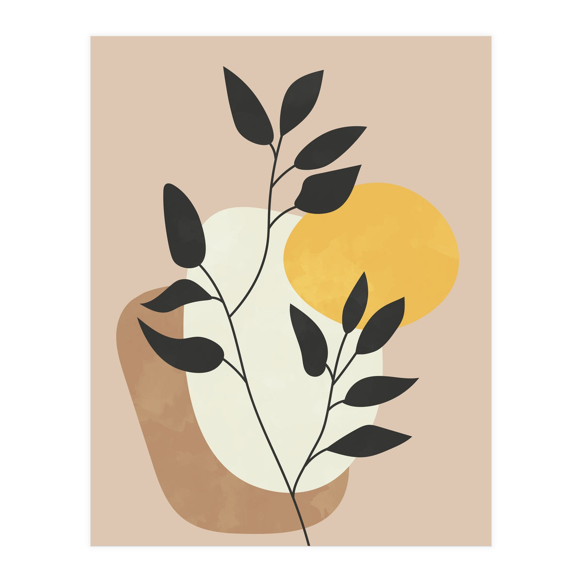 Minimalist Boho Plant (Print Only)