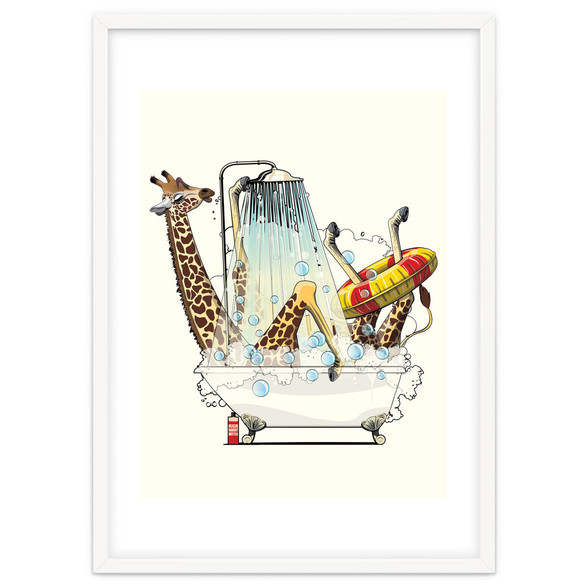 Giraffe in the Bath, Funny Bathroom Humour