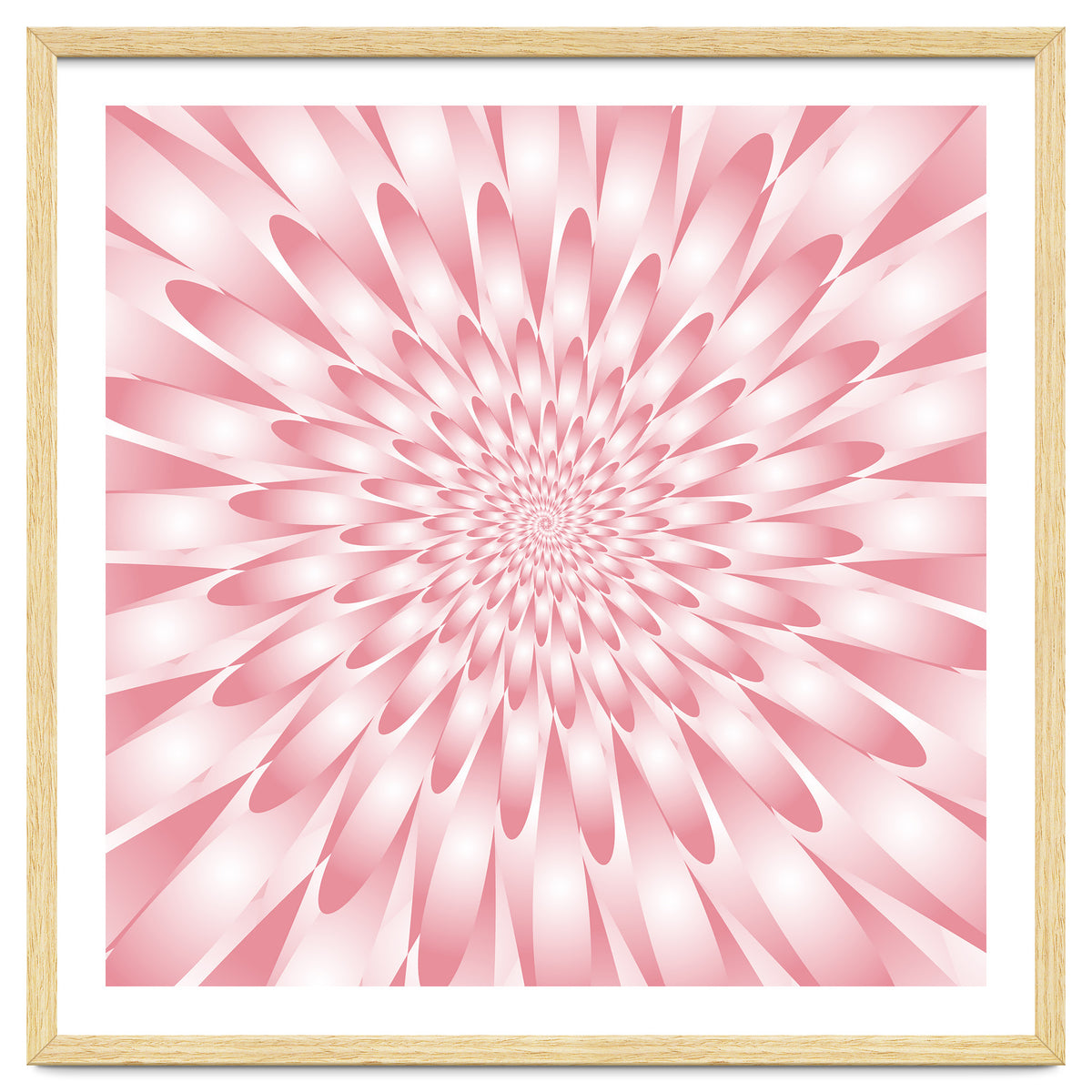 Spiral Pink Flower