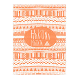 Hakuna Matata Orange Art Print  (Print Only) thumbnail