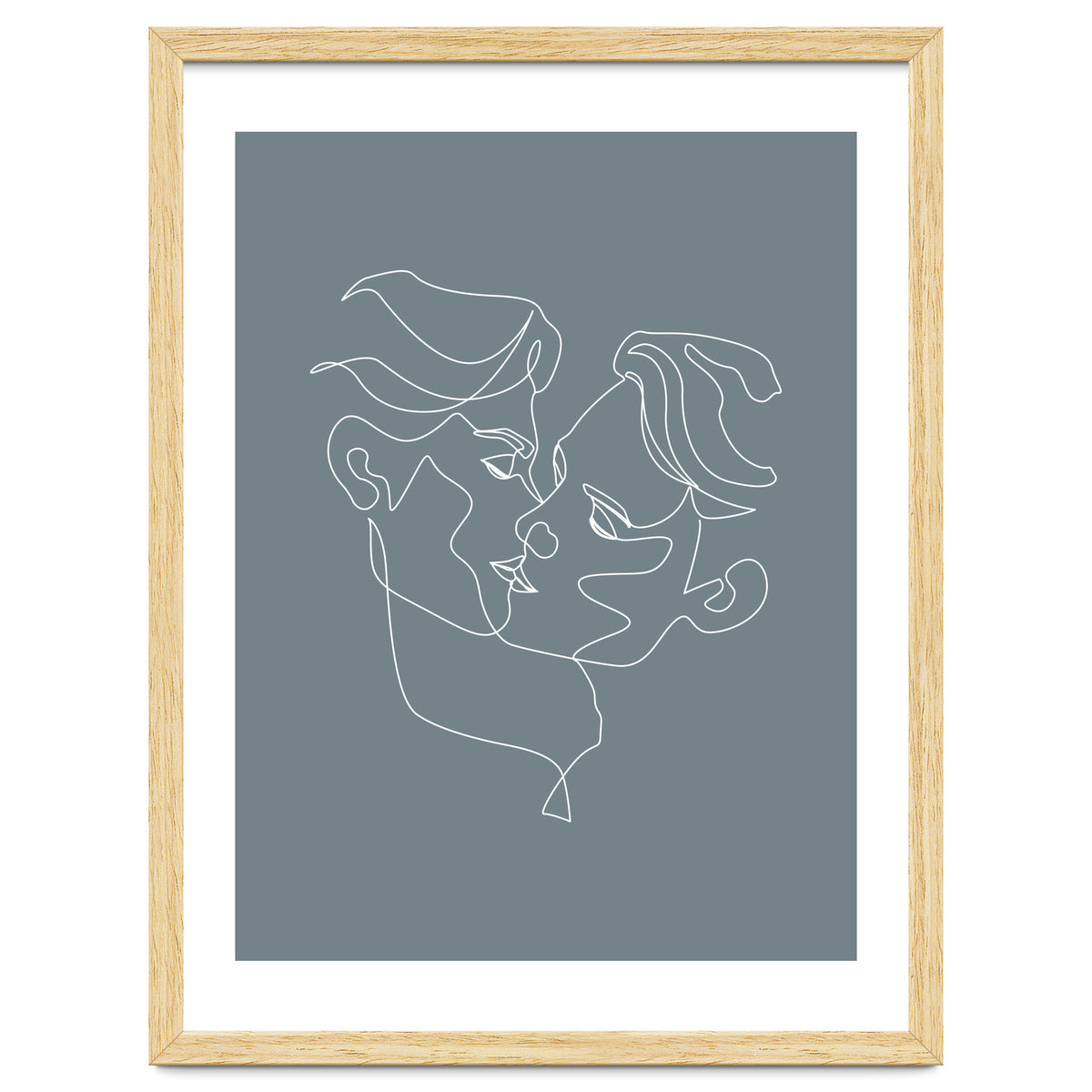 gay love line art-blue