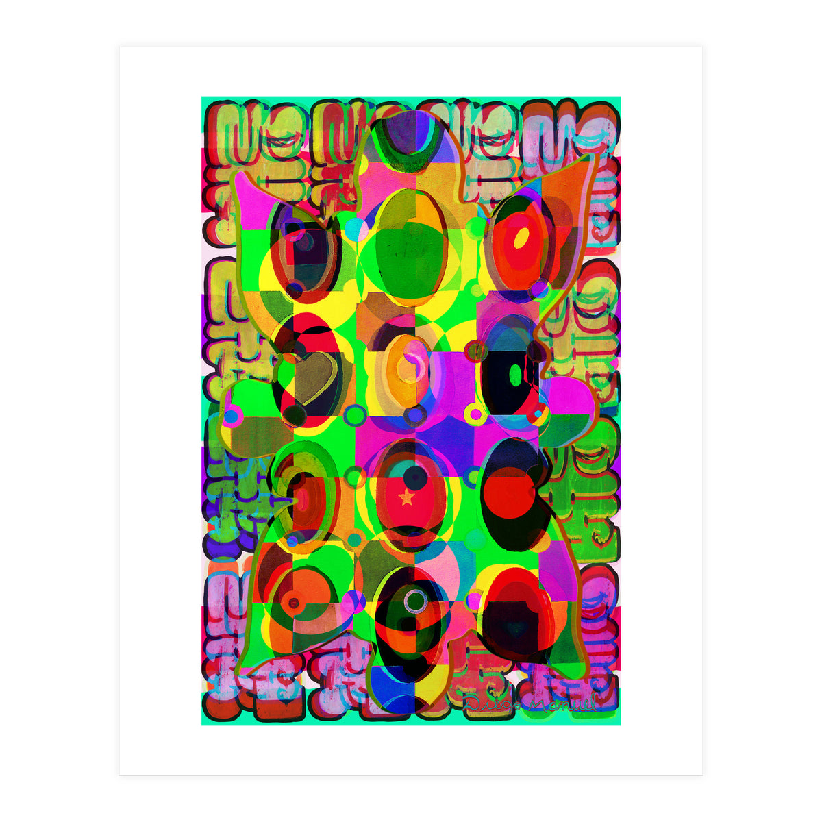 Pop Abstract 2023 Tapiz 102 (Print Only)