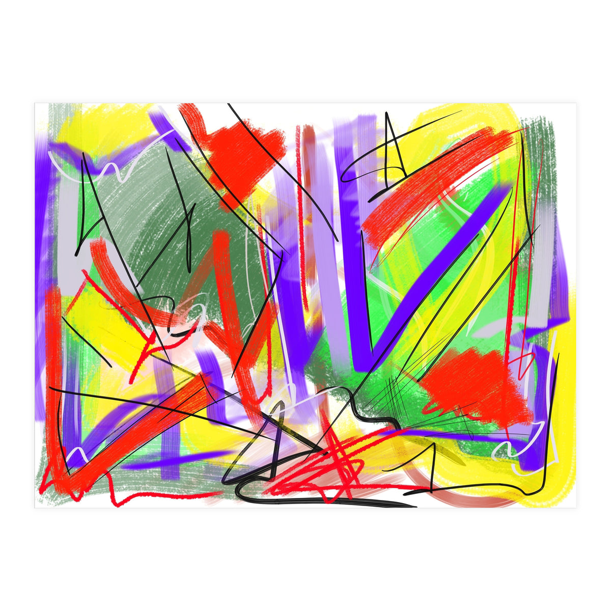 Traces And Scratches (Print Only)