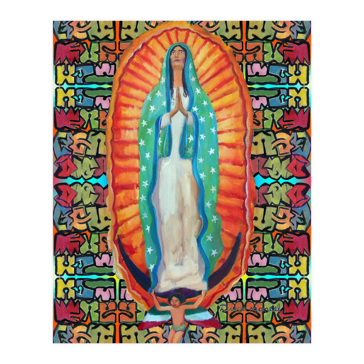 Virgen De Guadalupe 4 (Print Only)