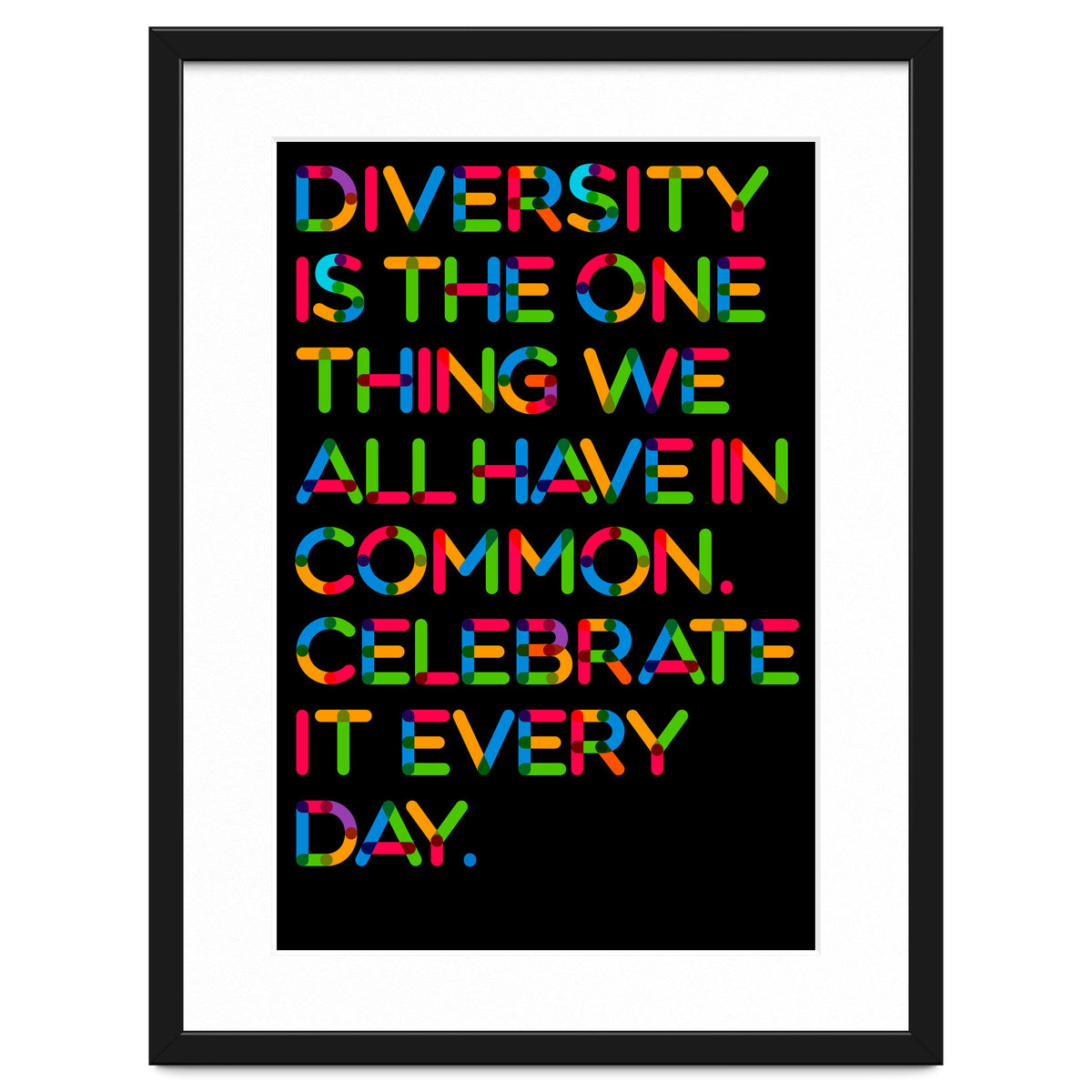 DIVERSITY (black Version)