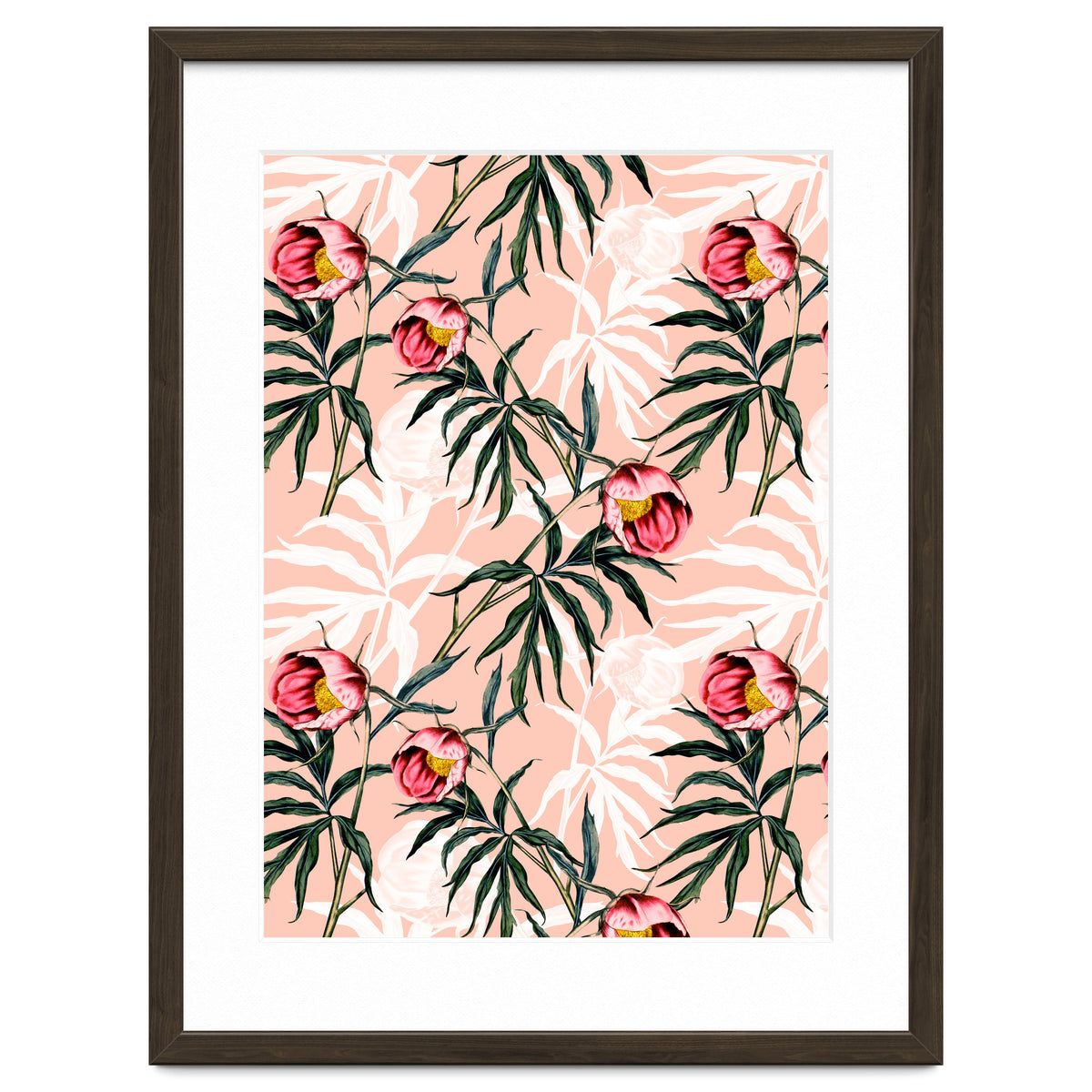 Flowery blooming pink