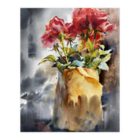 Bouquet of red roses (Print Only)