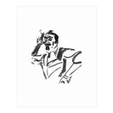 Artist and painting (Print Only) thumbnail