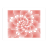 Abstract Orange Spiral Feather 3D ART (Print Only) thumbnail