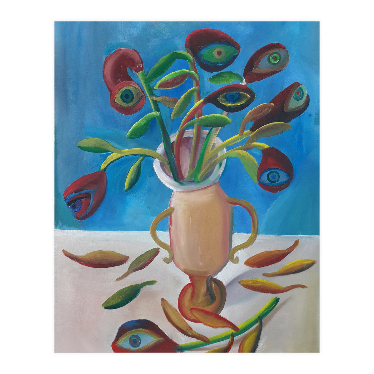 Flores Ojos (Print Only)