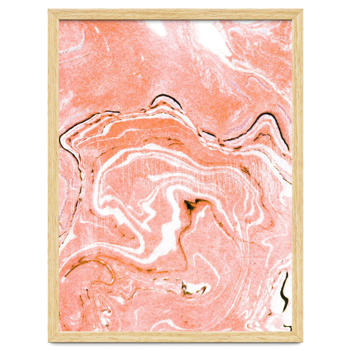 Coral Blush Marble