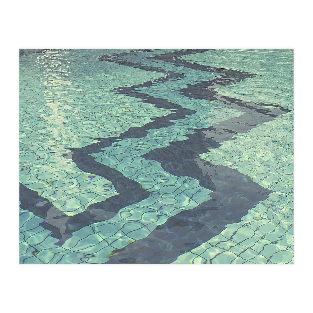 Underwater Zig Zags (Print Only)