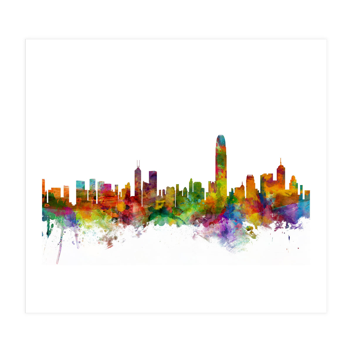 Hong Kong Skyline (Print Only)