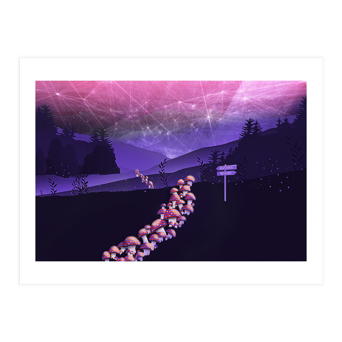 Mushroom Wanderlust (Print Only)