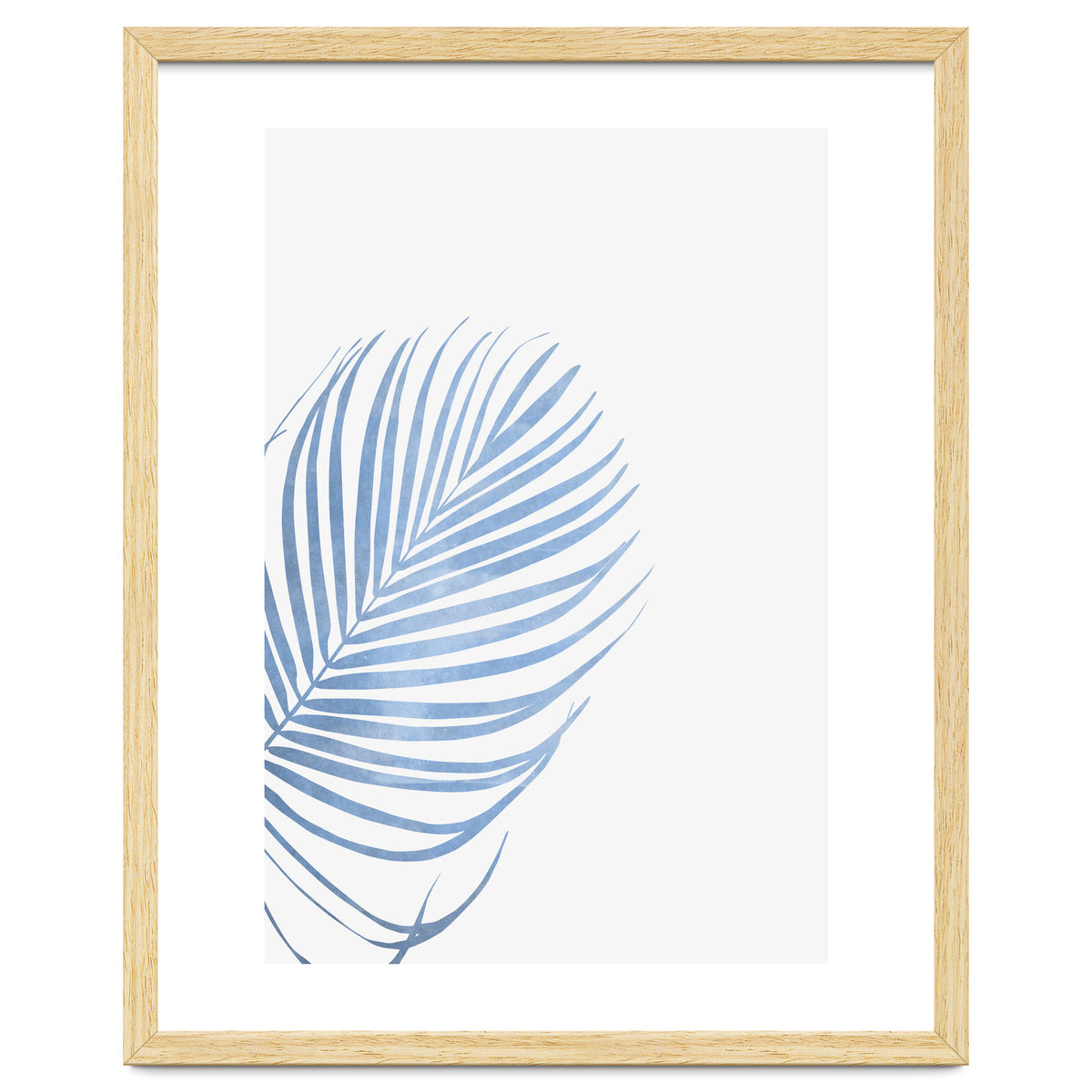 Blue Palm Leaf