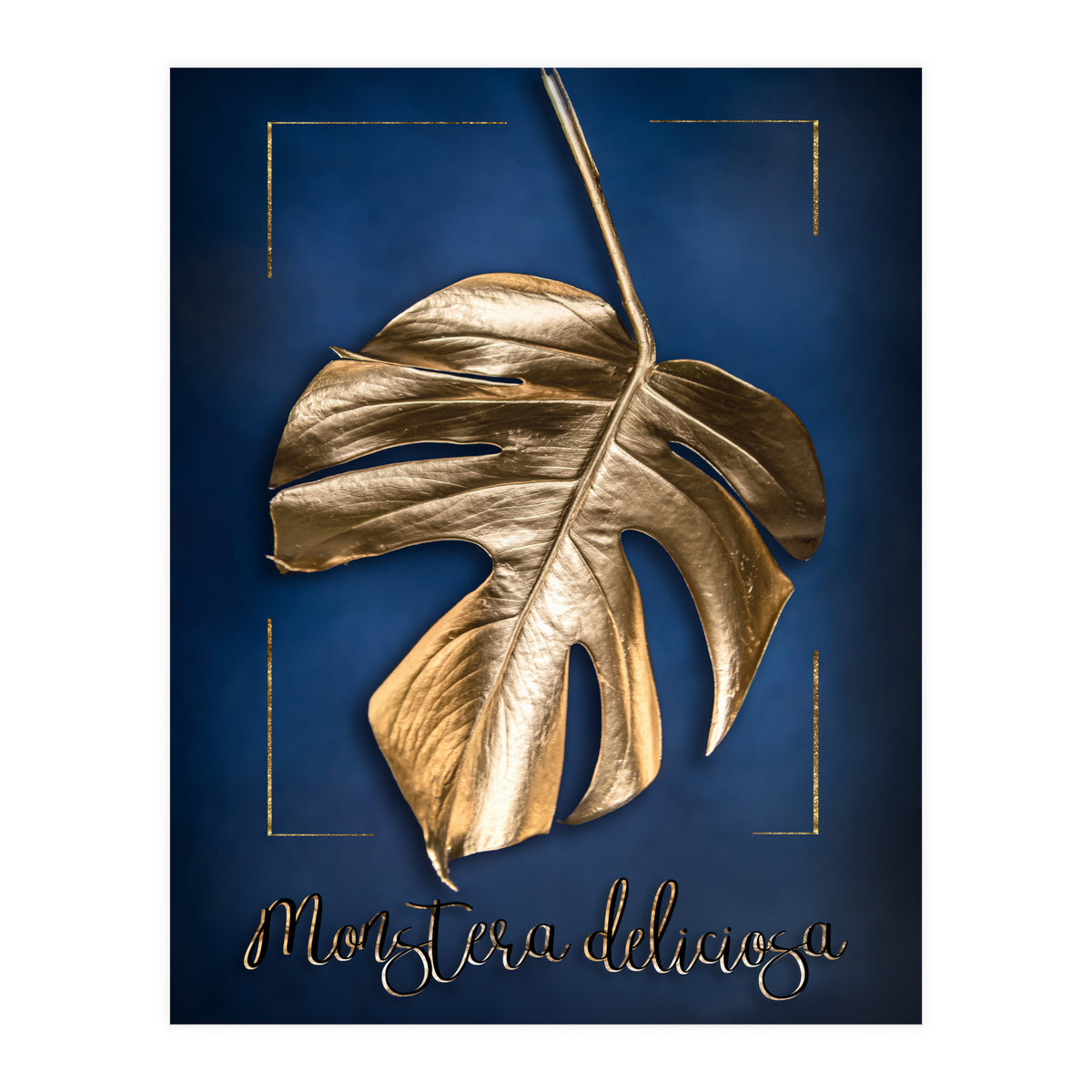 Golden Monstera (Print Only)