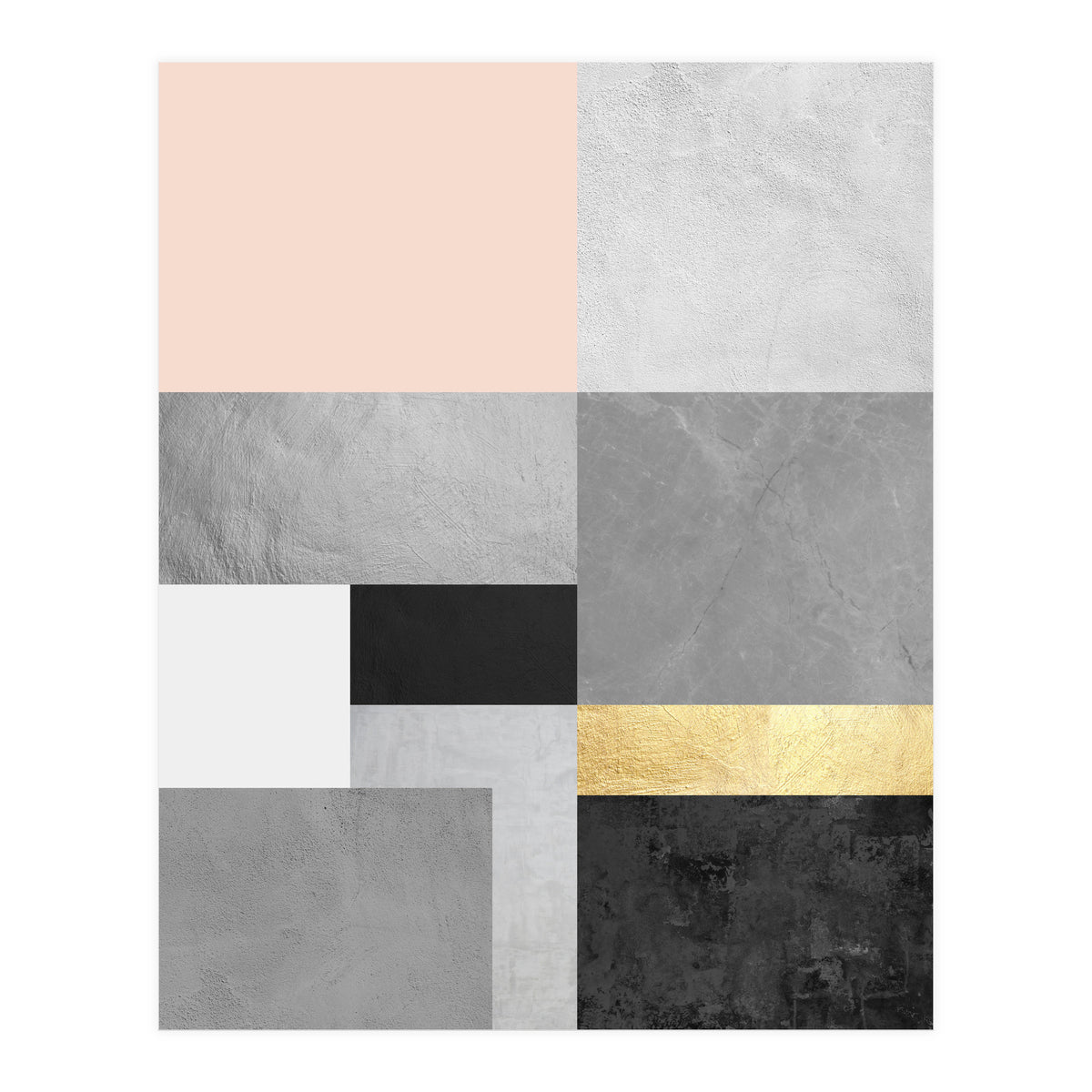 Geometric and golden I (Print Only)