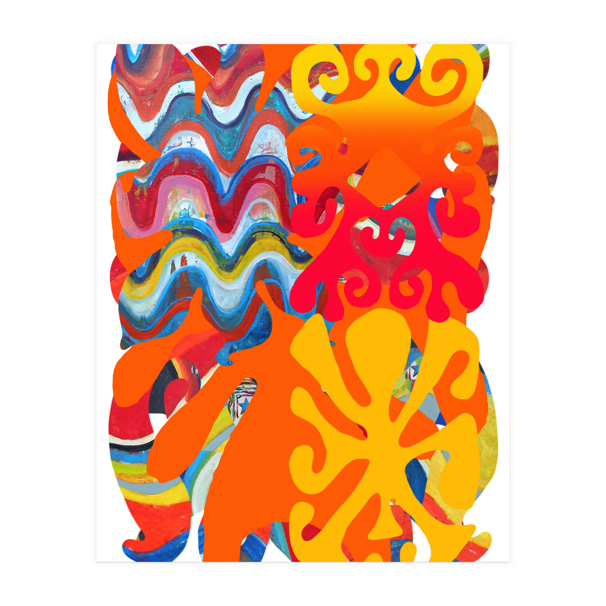 Pop Abstract Asimetrico 7 Copia (Print Only)