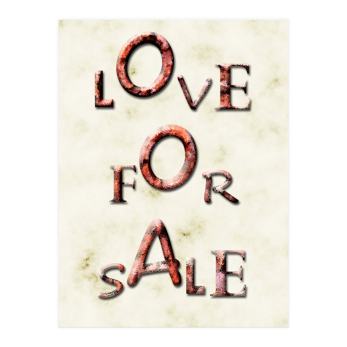 Love 4 sale (Print Only)
