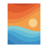 Colorful abstract landscape (Print Only) thumbnail