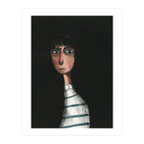 Seated Woman In Stripes (Print Only) thumbnail