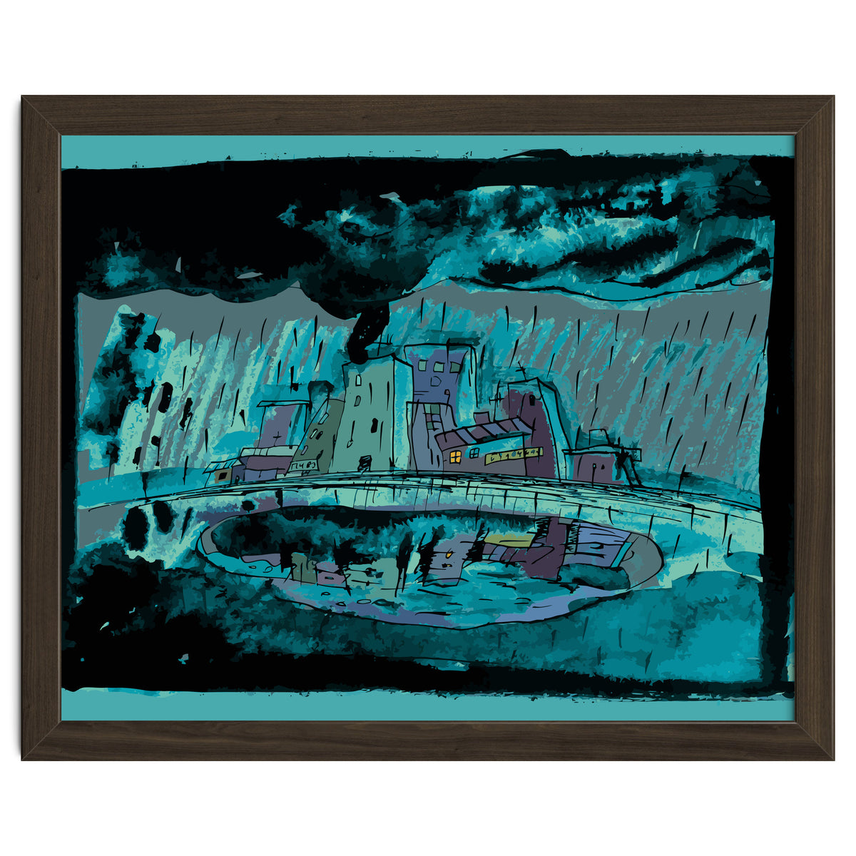 Autumn Rain in the Old City