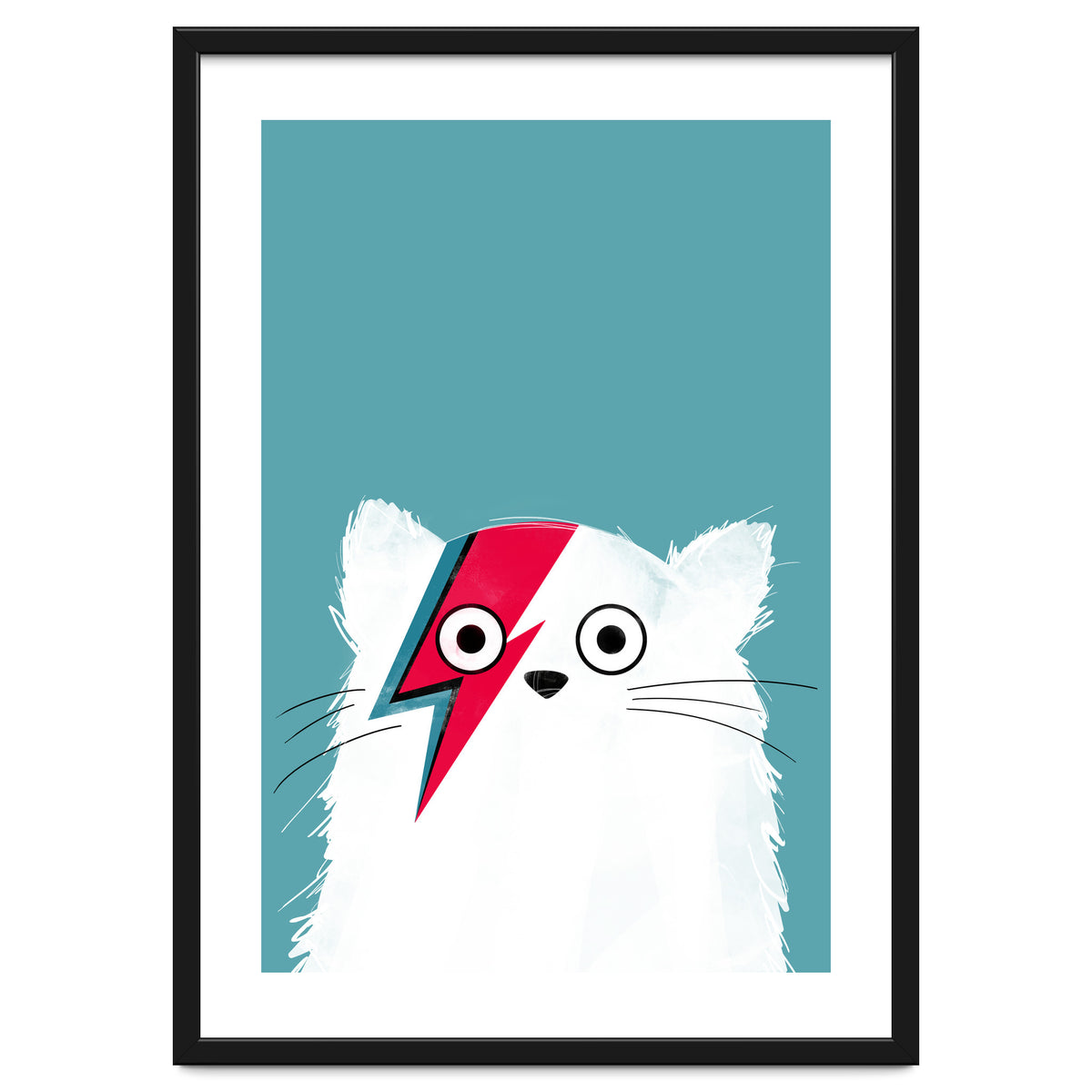 Doozal Cat Bowie White