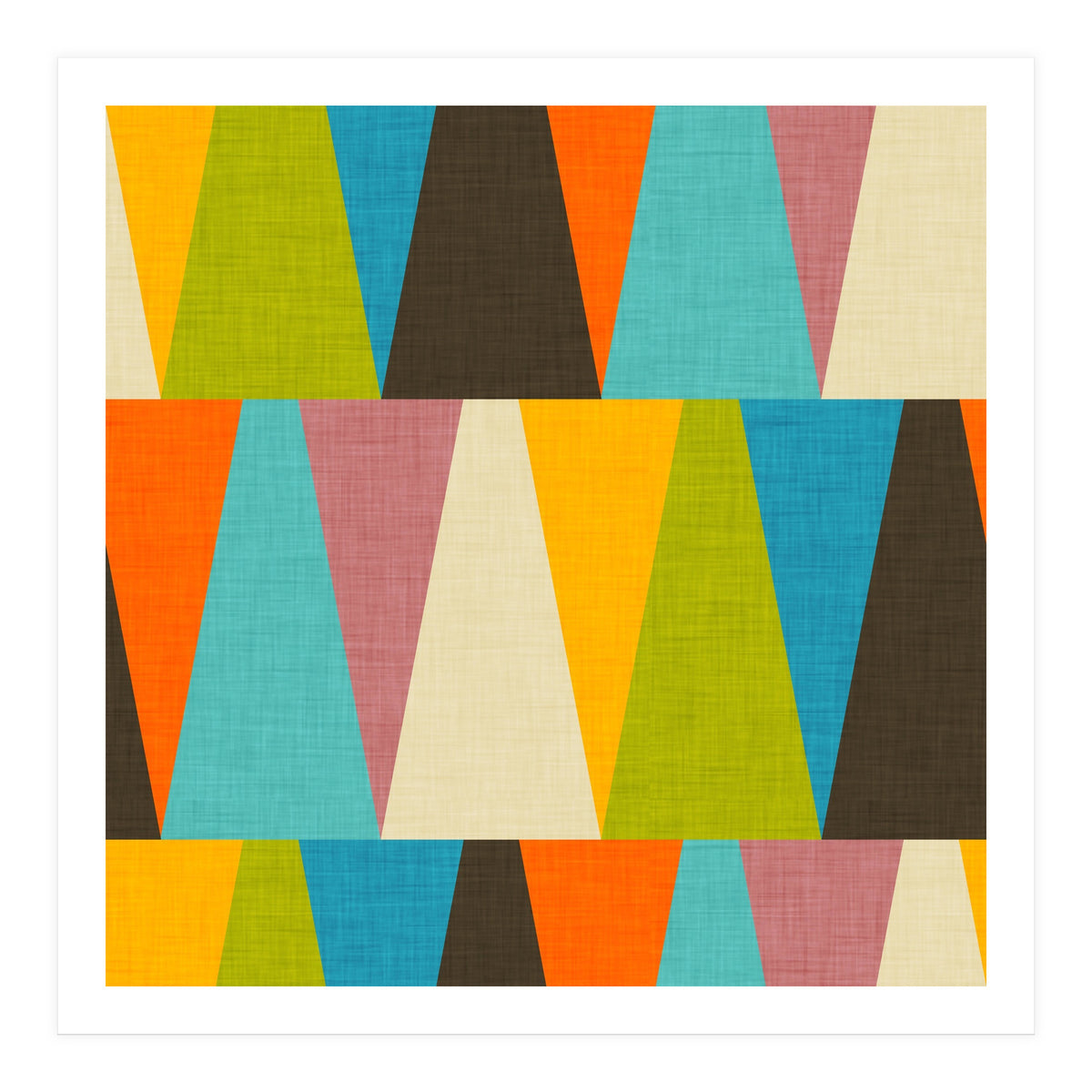 Retro Color Block Triangle (Print Only)
