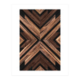 Urban Tribal Pattern No.3 - Wood (Print Only) thumbnail