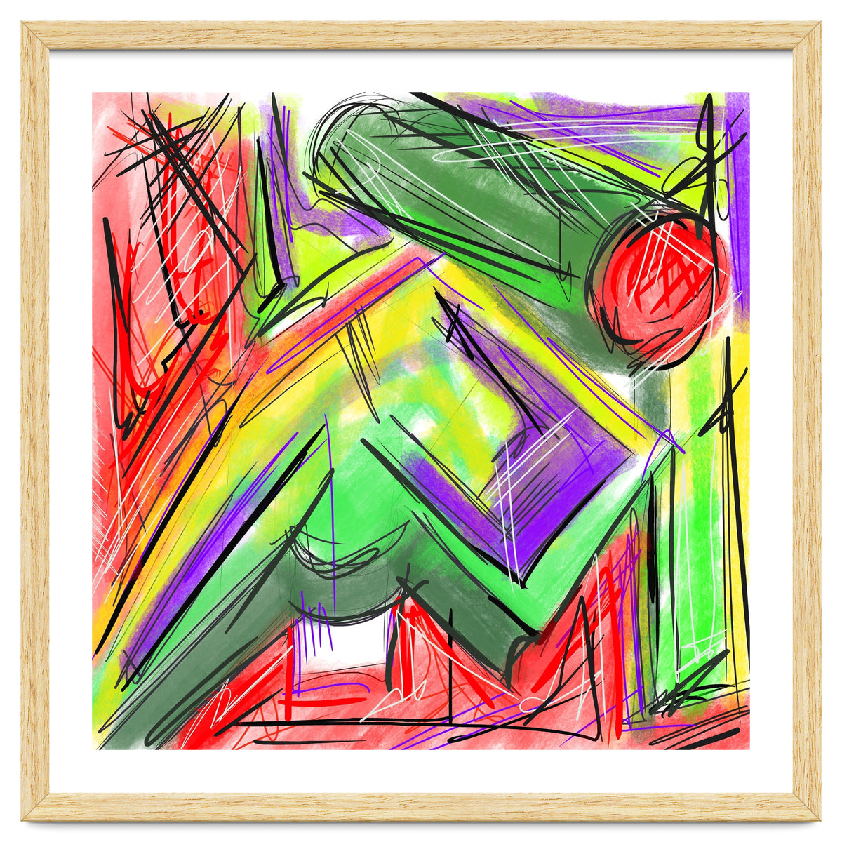 Colored Shapes In Perspective