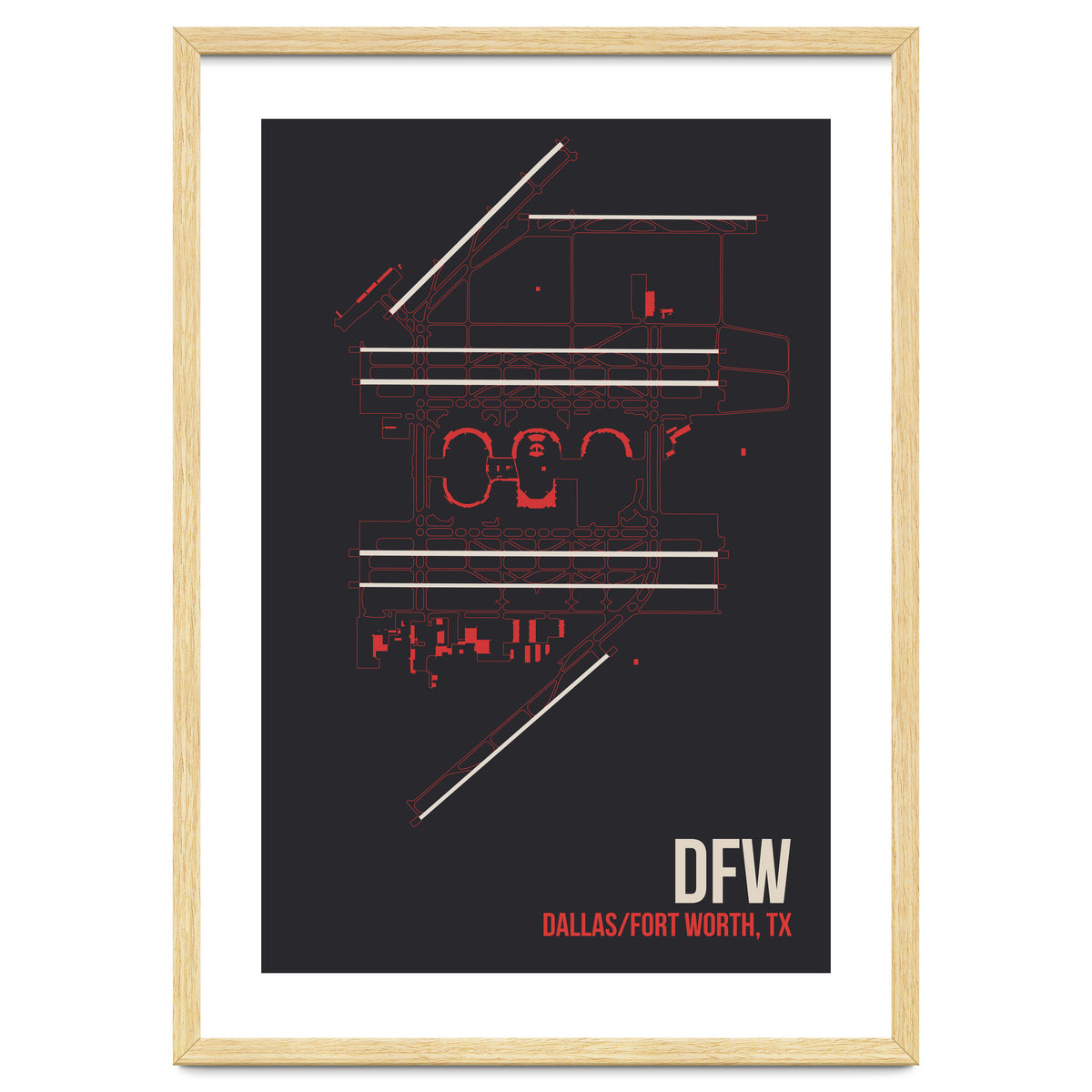 Dallas/Fort Worth Airport Layout