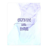 Enjoy the little things | floating colors (Print Only) thumbnail