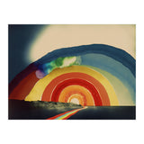 Rainbow Over the Coastline Abstract Painting (Print Only) thumbnail
