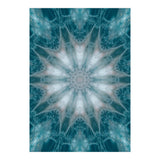Mandala - Green, White, Rose (Print Only) thumbnail