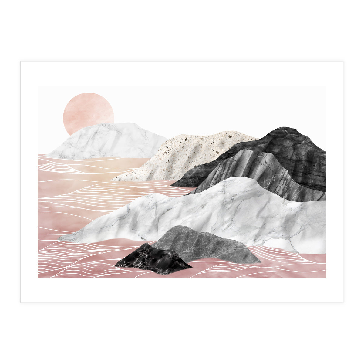 Marble Landscape 01 (Print Only)