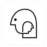Double Head_White (Print Only) thumbnail
