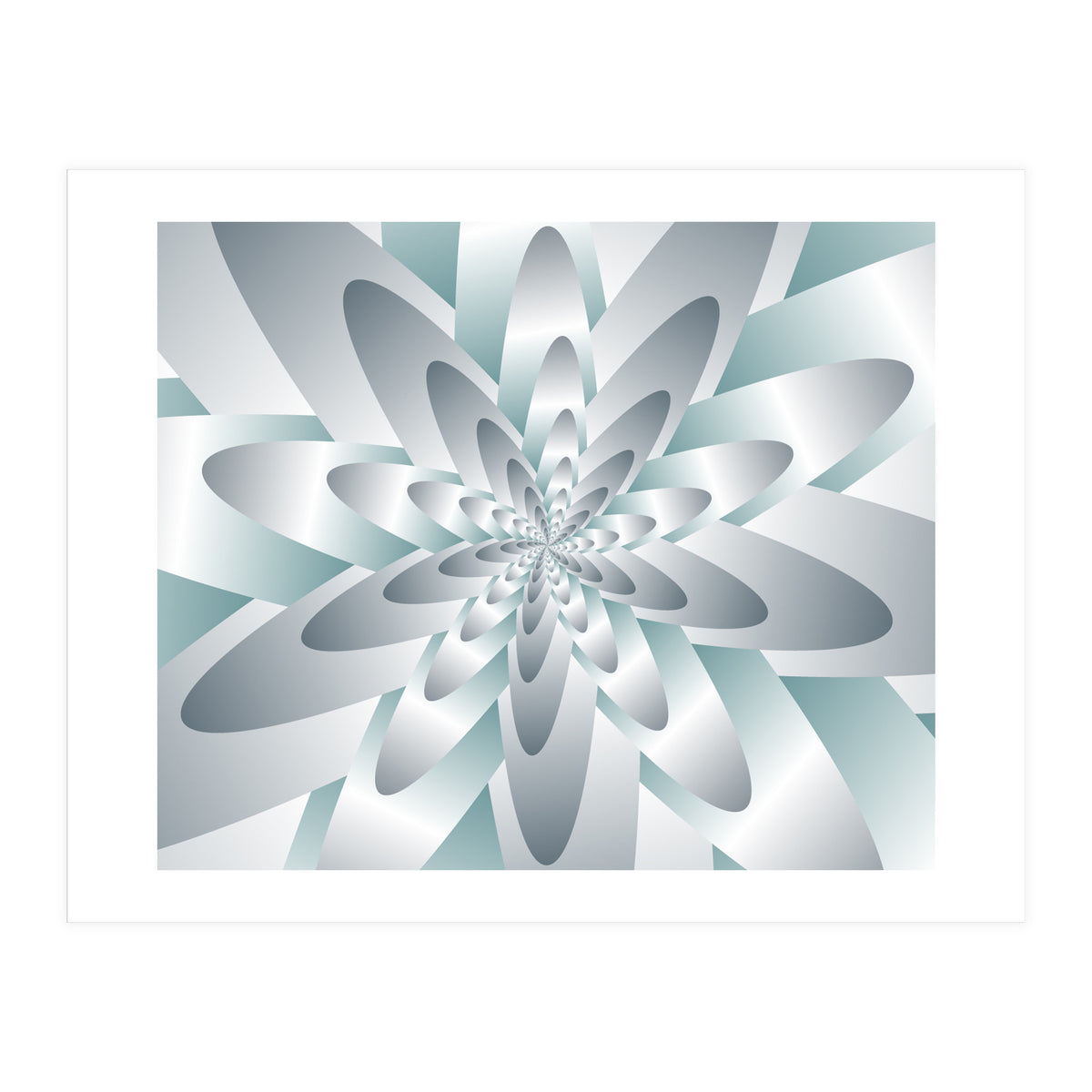 Swirl Flower Pattern  (Print Only)