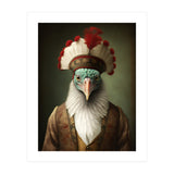 Turkey Designer Fashion Realistic Portrait Painting (Print Only) thumbnail