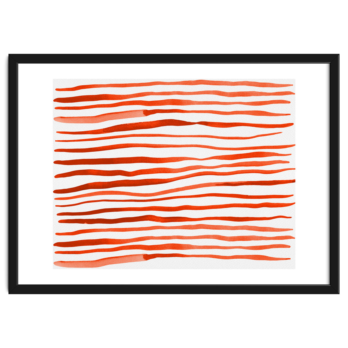 Irregular orange lines pattern