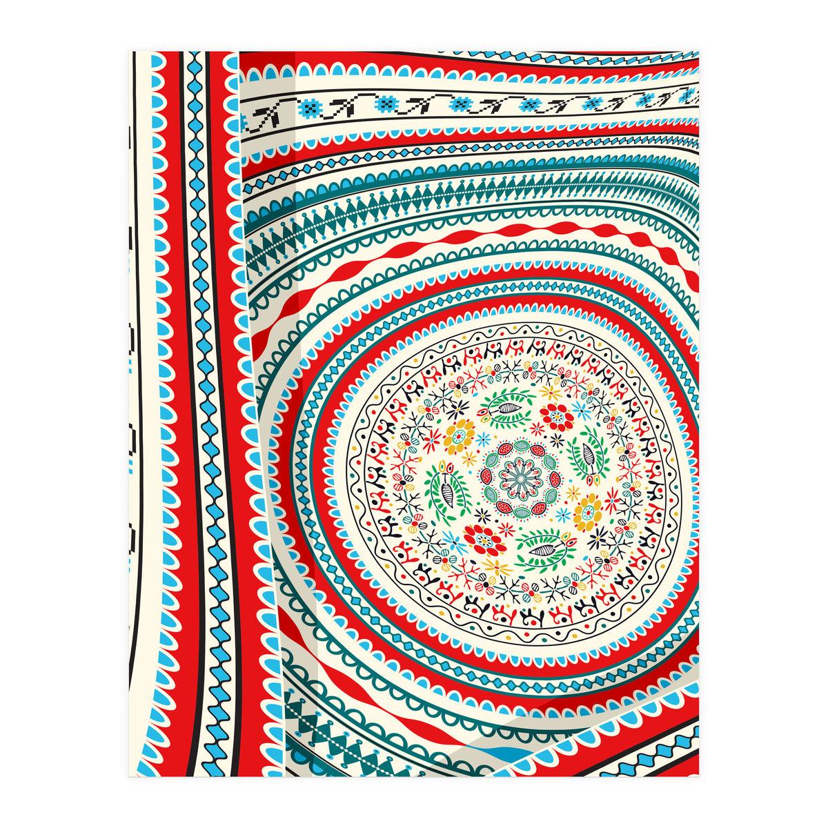 Romanian embroidery background 19 (Print Only)