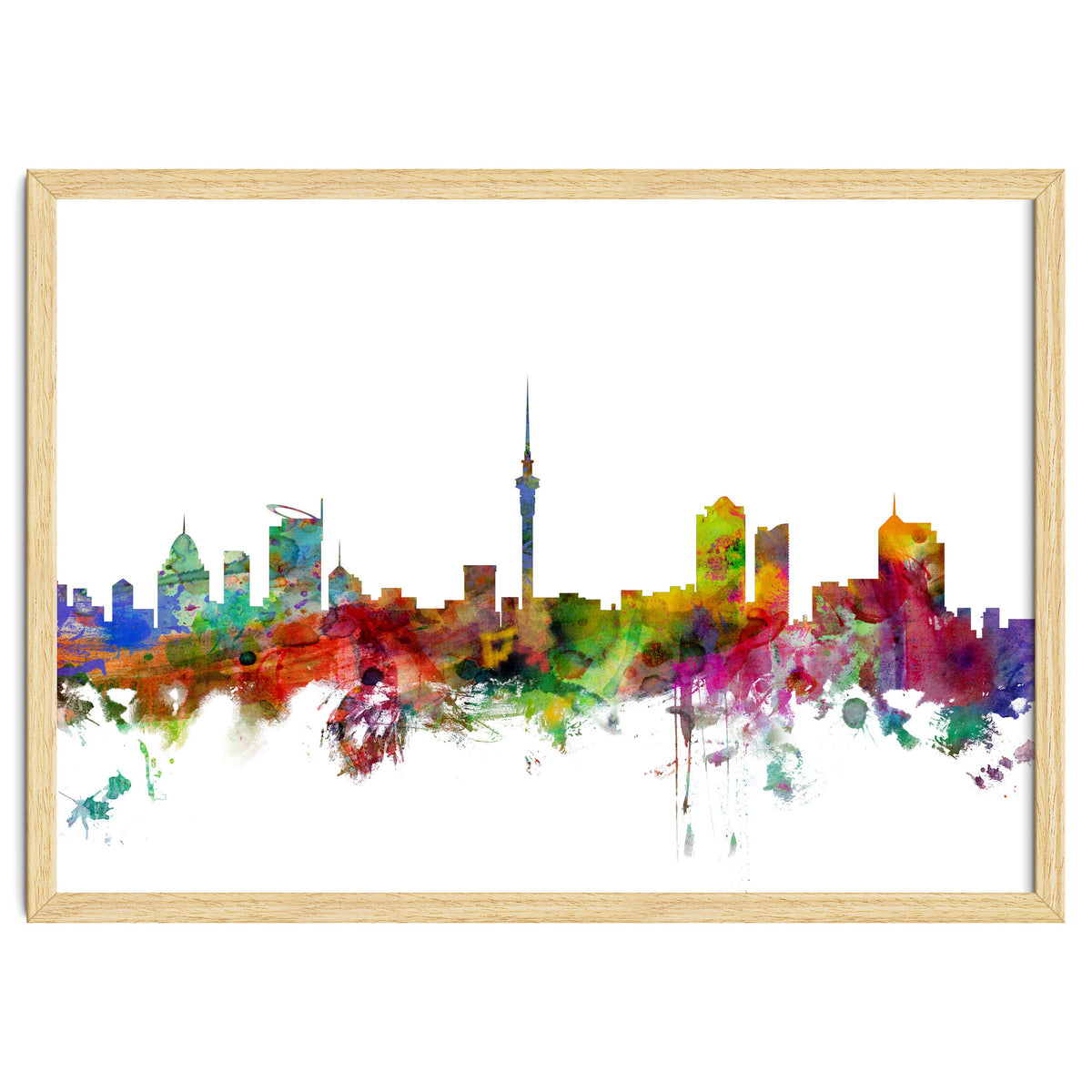 Auckland New Zealand Skyline