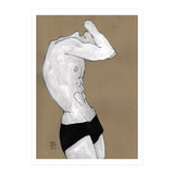 Untitled #41 - Man in black shorts (Print Only) thumbnail